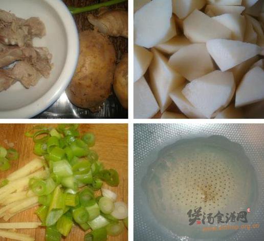 土豆炖小排的做法
