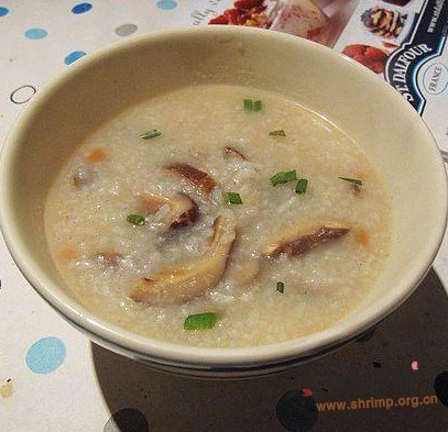 香菇肉丝粥的做法
