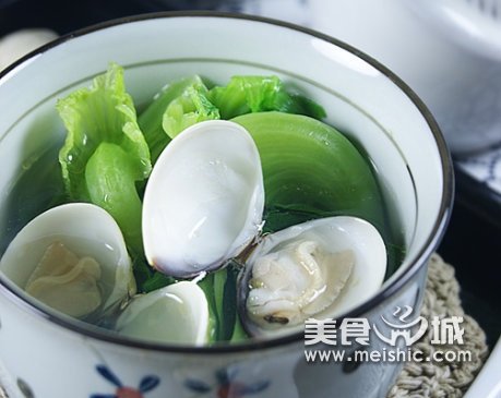沙白芥菜汤的做法