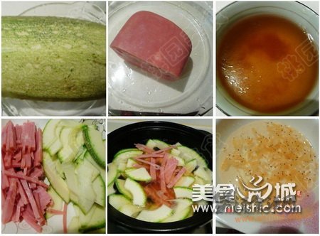 火腿葫芦汤的做法