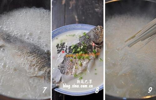 (3)鲫鱼萝卜汤的做法