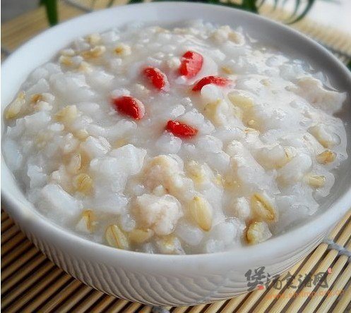 鸡蓉燕麦粥的做法