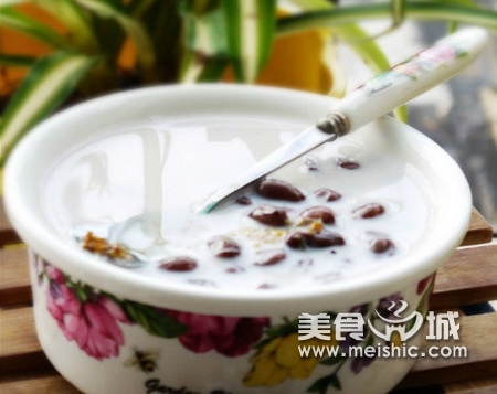 桂花牛奶红豆沙的做法