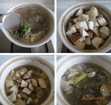 杏鲍菇排骨汤的做法