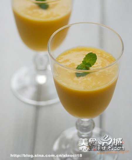 椰浆芒果露的做法