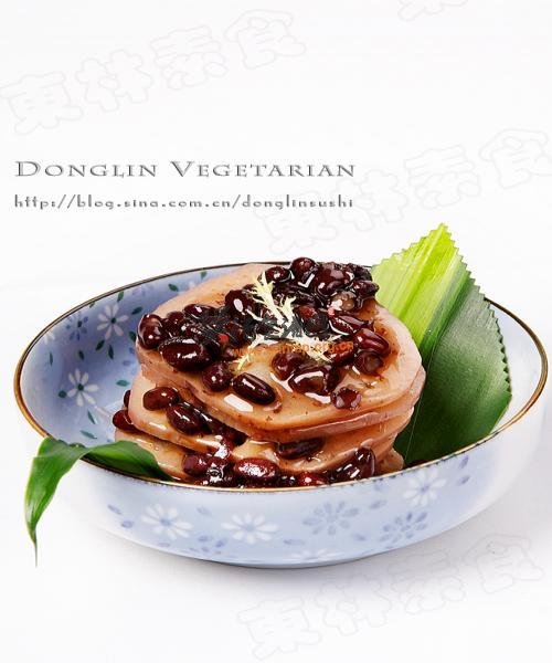 红豆冰糖糯米藕的做法