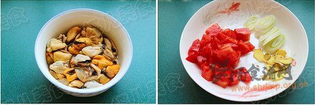 海虹番茄鸡蛋疙瘩汤的做法