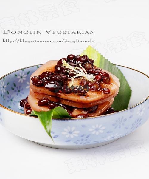 红豆冰糖糯米藕的做法
