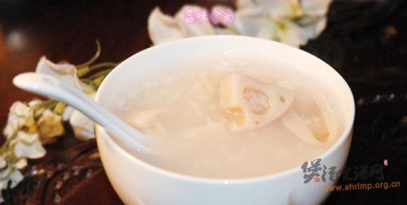 莲藕糯米粥的做法