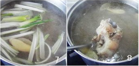 浓汤大骨炖酸菜的做法