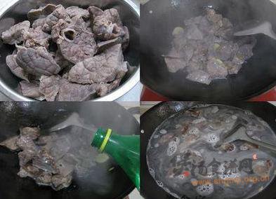 萝卜炖猪肺的做法