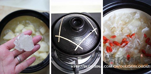 银耳甜梨汤的做法