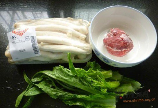 海鲜菇瘦肉青菜汤的做法