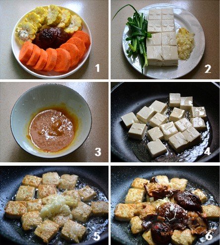 黄豆酱豆腐汤的做法