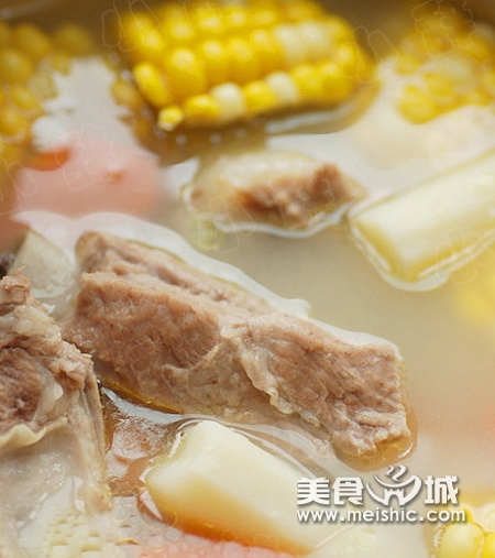 田园大排汤的做法
