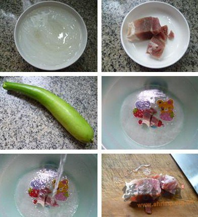 夜开花咸肉粉丝汤的做法