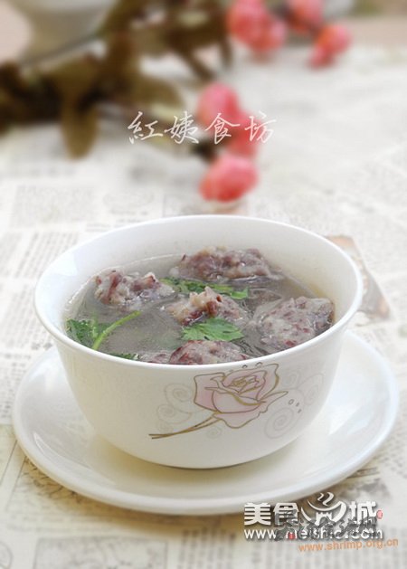 豆皮丸子汤的做法