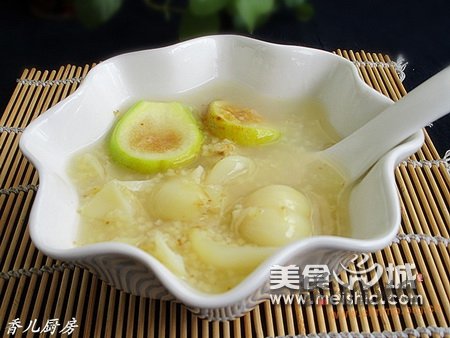 小米无花果百合汤的做法