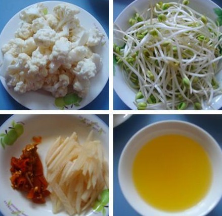 泡萝卜素花煲的做法