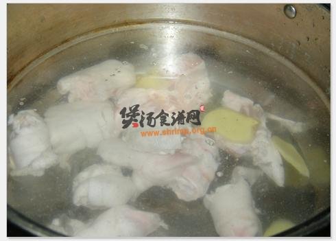 美容猪手汤的做法