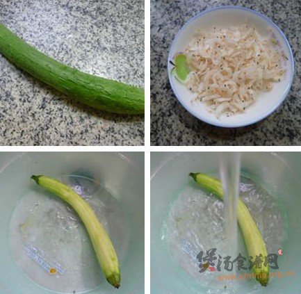 虾皮丝瓜汤的做法