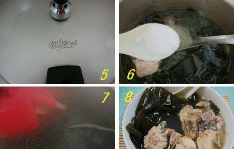 海带龙骨汤的做法