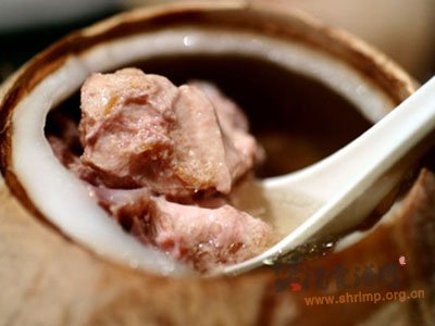 椰子炖鸡的做法