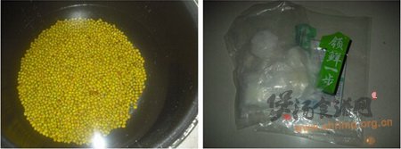 海底椰绿豆汤的做法