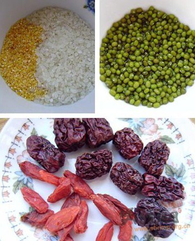 红枣绿豆地瓜粥的做法