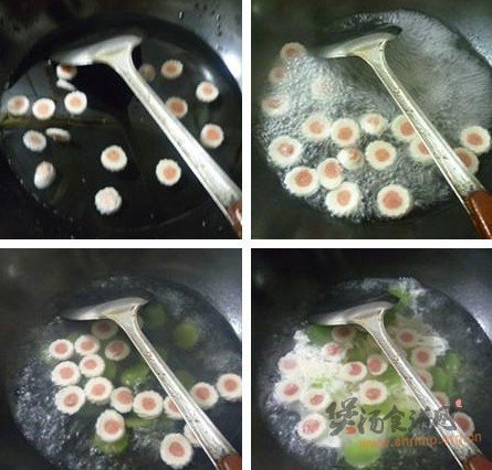 淡贝丸莴笋蛋花汤的做法