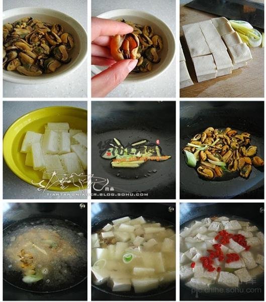 淡菜山药滋补汤的做法