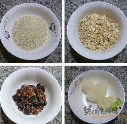 桂圆燕麦大米粥的做法