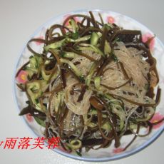 黄瓜拌海带的做法