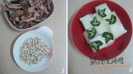 冬瓜薏米煲水鸭的做法
