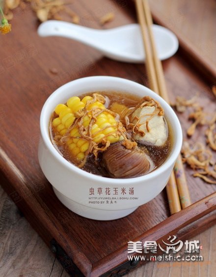 虫草花玉米汤的做法