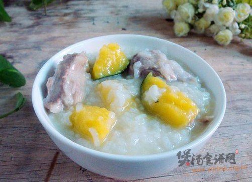 排骨南瓜粥的做法