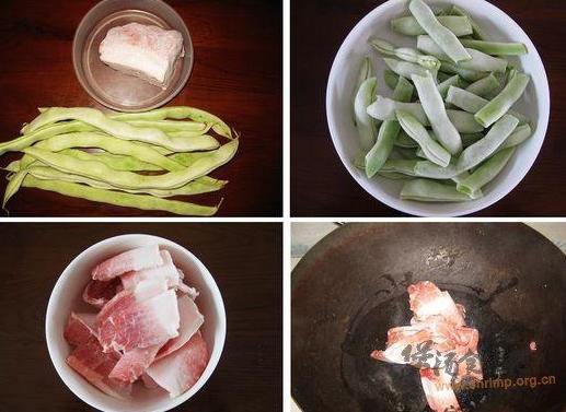 豆角炖肉的做法