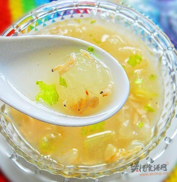 原味冬瓜虾米汤的做法