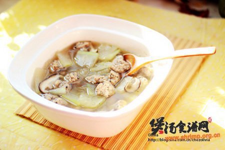 (图)冬瓜丸子汤的做法
