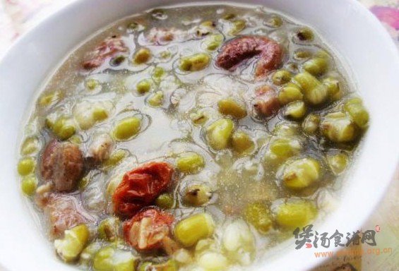 绿豆粽子粥的做法