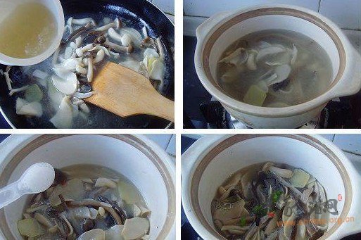 菌菇煲的做法