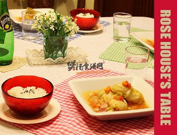 圆白菜肉卷的做法