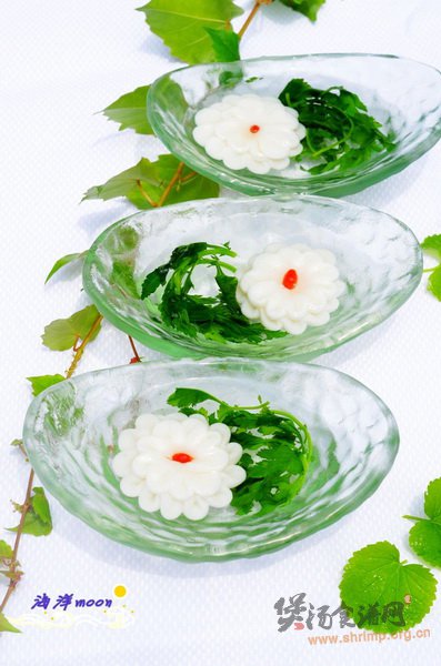 菊花鱼茸汤的做法