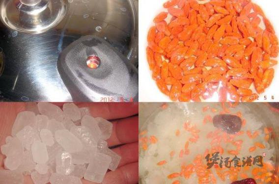 银耳红枣炖枸杞的做法