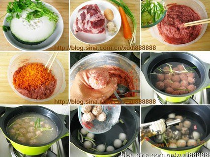 羊肉冬瓜丸子汤的做法