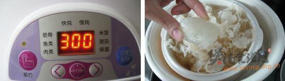 鸡蛋红枣炖雪耳的做法