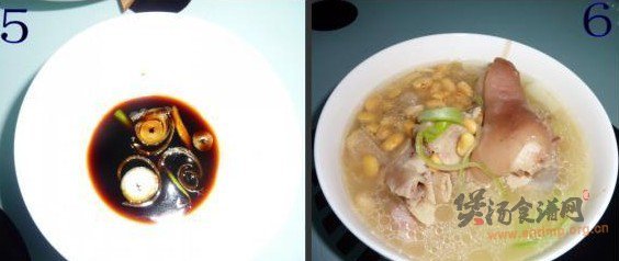 黄豆煲猪蹄的做法