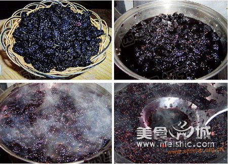 桑葚果汁的做法
