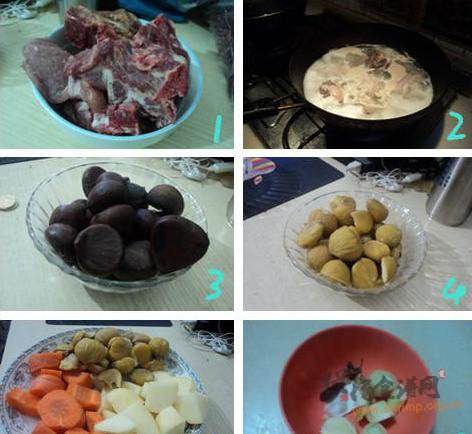 栗子土豆炖排骨的做法
