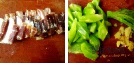 腊肉炖莴苣的做法
